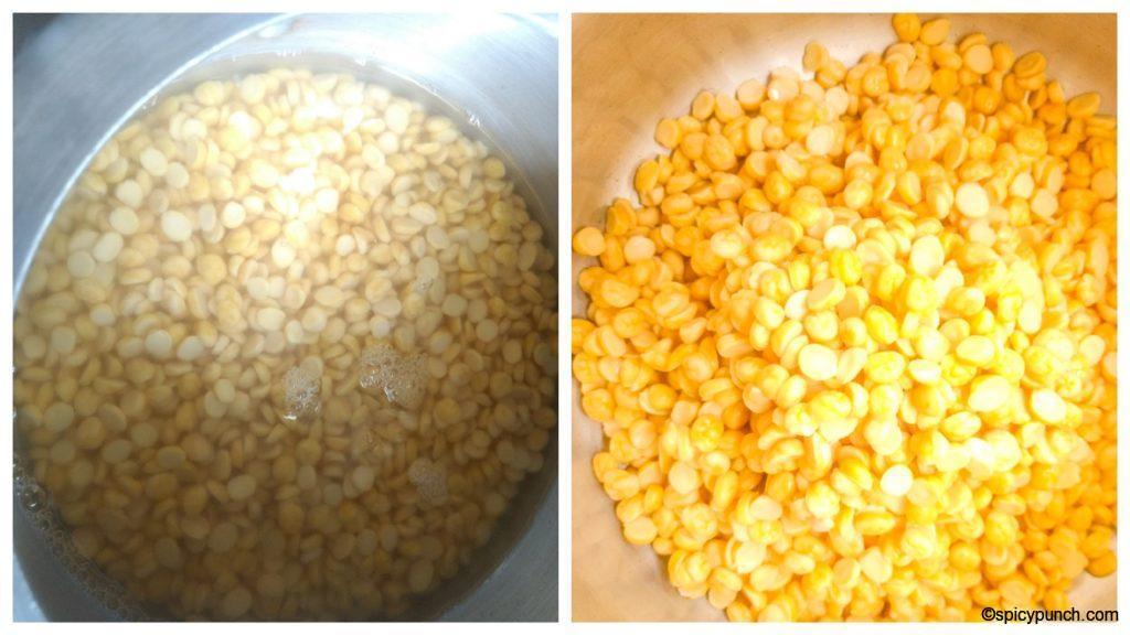 soaked chana dal before cooking soaked chana dal before cooking