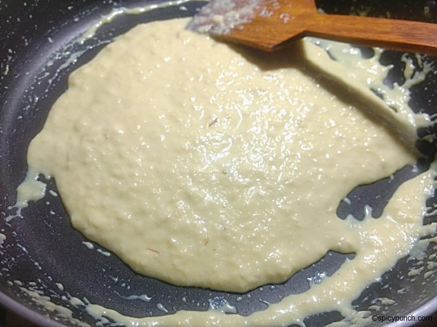 Soft khoya is ready
