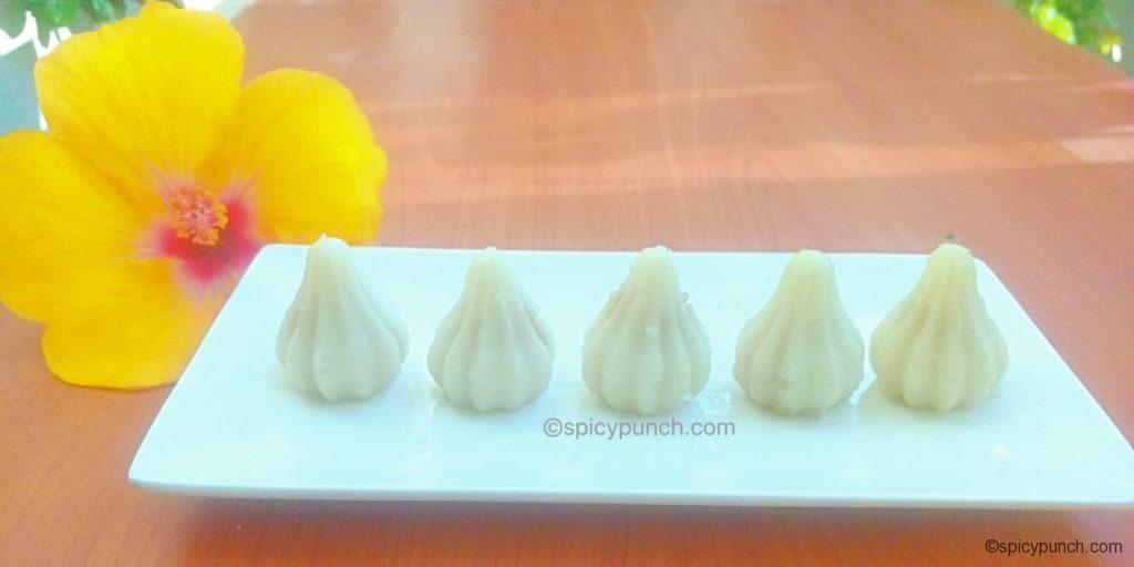 Ukadiche modak made in mould