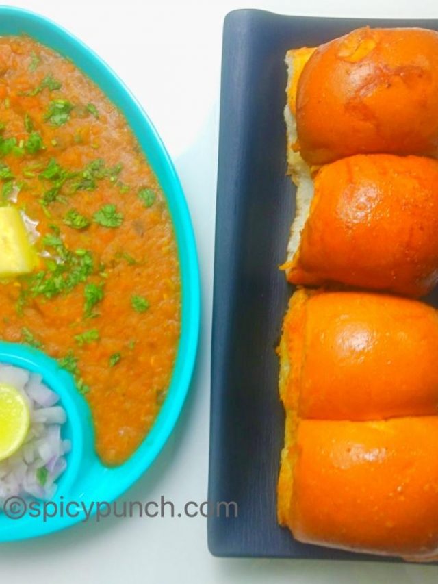 Mumbai Street Style Pav Bhaji recipe aka Pao bhaji recipe at home