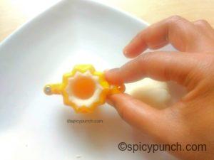 rice dough in the modak mould