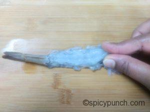 using fingertips to make sure whether veins are correctly broken or not 