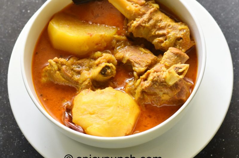 Railway mutton curry recipe | How to make railway mutton curry at home