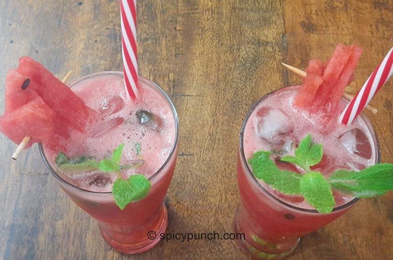 Plain Watermelon Juice recipe | Watermelon mocktail with Mint lime and soda with video