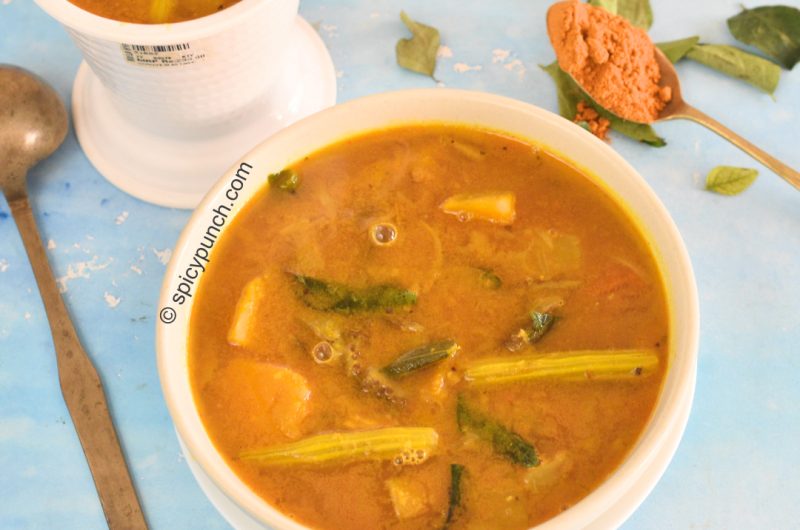 How to make South Indian hotel style Sambar dal recipe