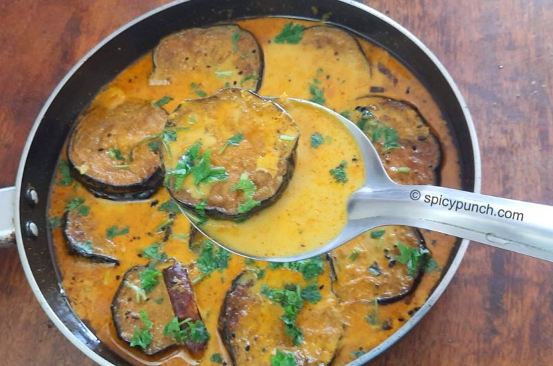 Dudh begun a healthy bengali brinjal curry recipe
