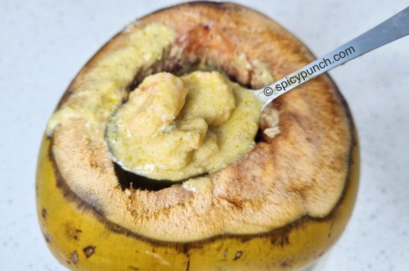Restaurant's Daab Chingri recipe in 15-20 mins with video