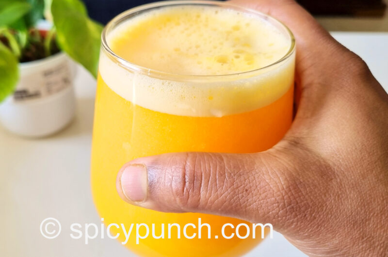 How to make Fresh Orange juice in mixer grinder or blender