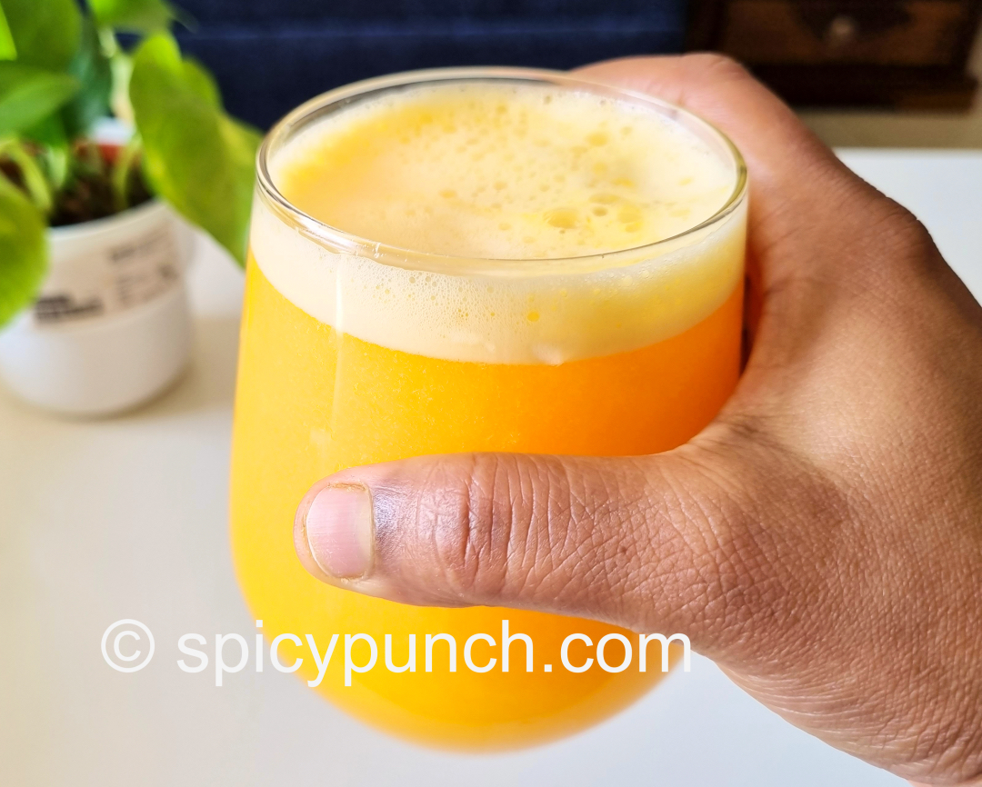 Orange Juice recipe | Fresh Orange Juice recipe | How to make Fresh Orange juice in mixer grinder or blender | Orange Juice picture